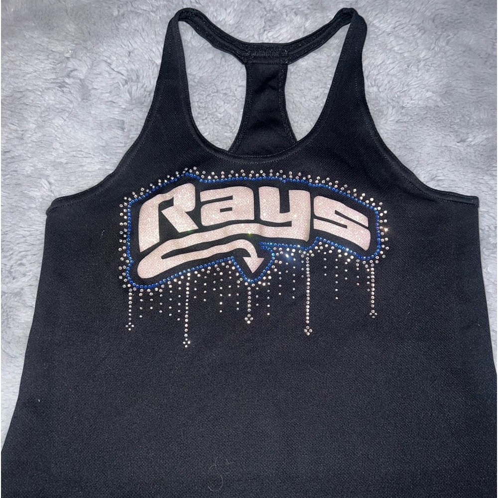 The Stingray Allstars practice wear tanks